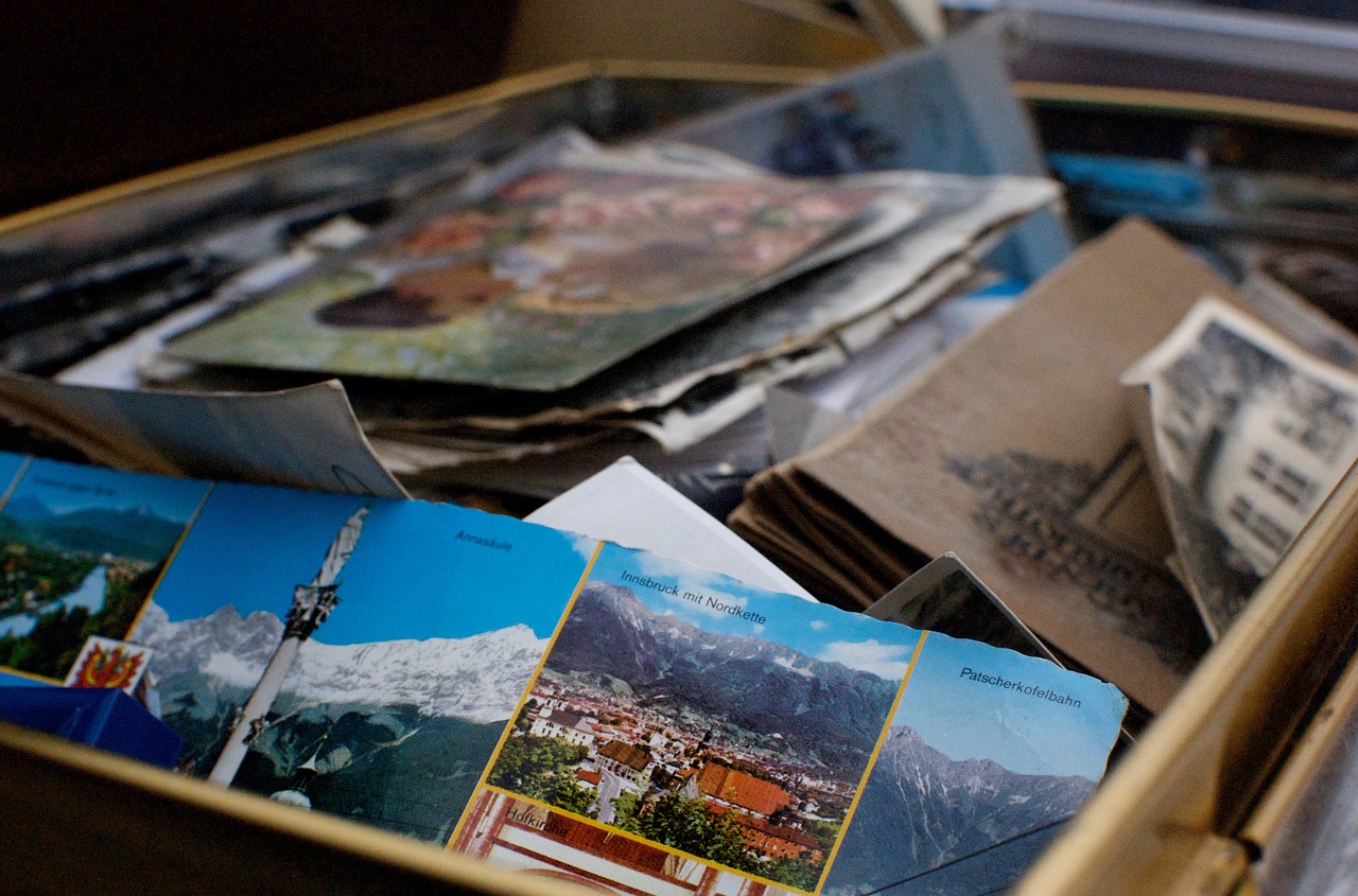 box of photographs