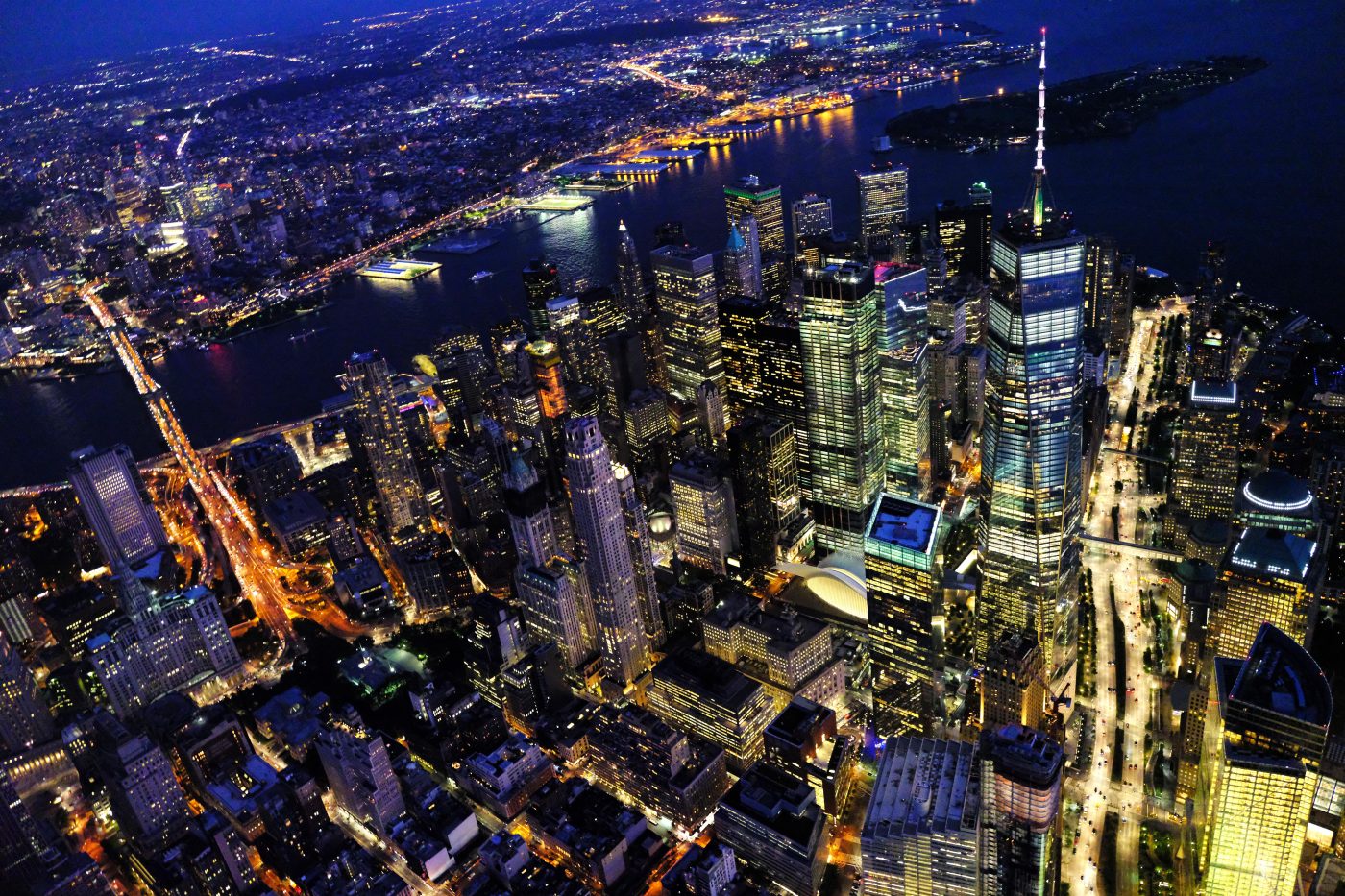 Overhead View of New York City