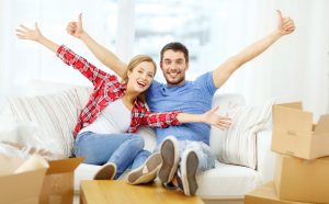 Couple Happy About Moving