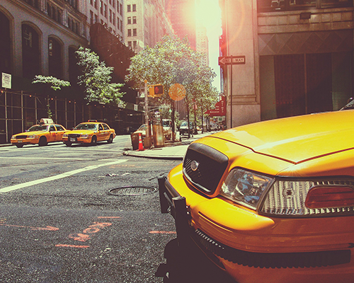 Taxi In The City