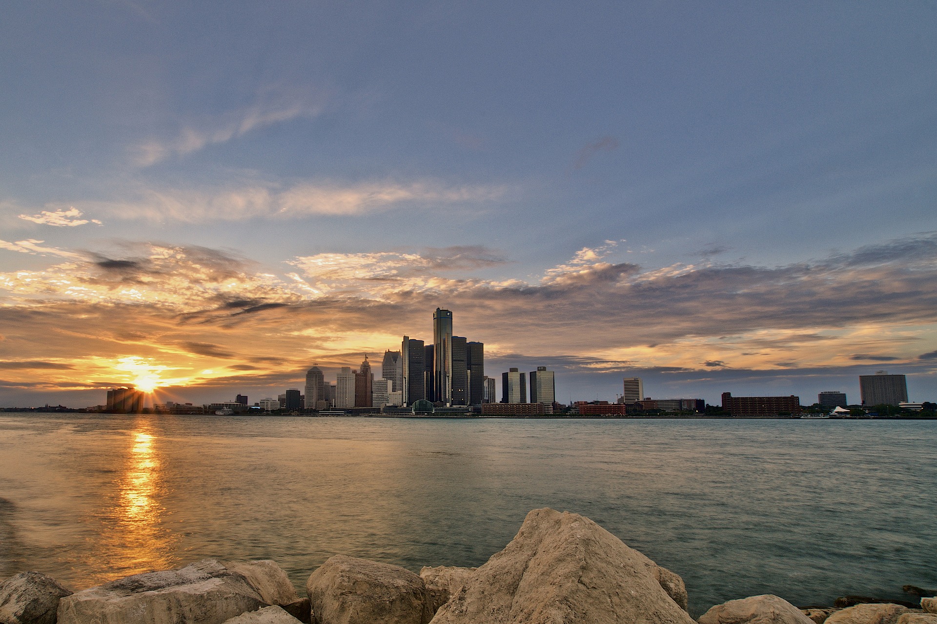 detroit, MI cityscape