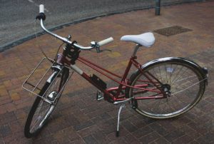 bike on road