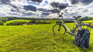 nature bike ride view