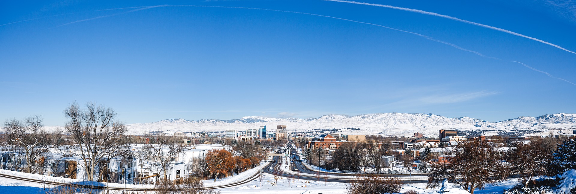 boise idaho panoramic shot