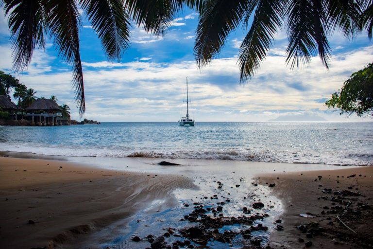 beach and boat