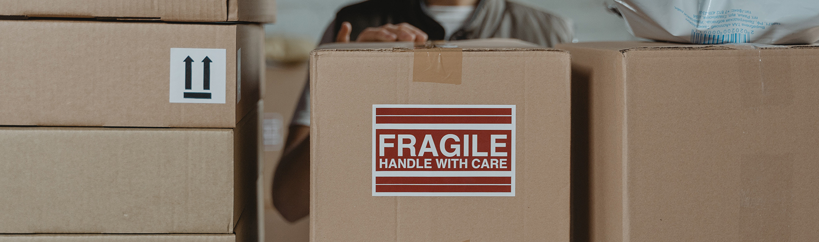 Fragile moving boxes